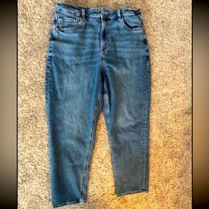 American Eagle High Waisted Mom Jeans size 14